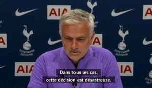 Tottenham - Mourinho juge "honteuse" la décision du TAS à l'encontre de Man City