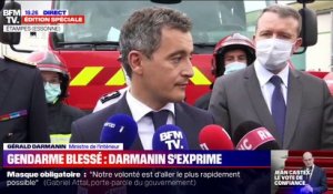 Gérald Darmanin: "Ceux qui agressent les pompiers se mettent en dehors de la République"
