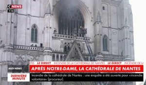 Incendie : après Notre-Dame, la cathédrale de Nantes