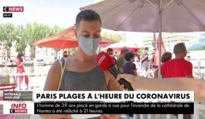 Coronavirus - A l’occasion de Paris Plages, un centre de dépistage a été installé pour permettre aux passants de se faire dépister gratuitement - VIDEO
