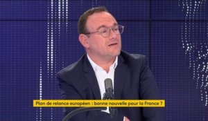 Plan de relance européen : Damien Abad "ne veut pas que ce soient les Français" qui paient "l'addition"