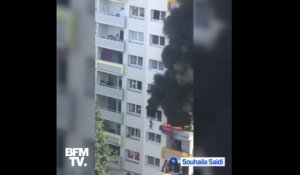 La jeune femme ayant filmé le sauvetage de deux enfants lors d'un incendie à Grenoble témoigne