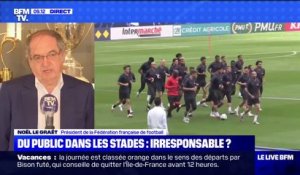 5000 supporters dans le stade pour la finale de la Coupe de France. "C'est mieux qu'un huis clos" réagit Noël Le Graët