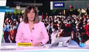 L'Eurozapping du jeudi 23 juillet : colère des salariés d'Airbus en Espagne ; procès très attendu en Allemagne