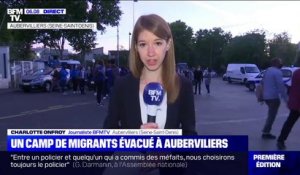 Un camp d'au moins 1500 migrants est en cours d'évacuation à Aubervilliers