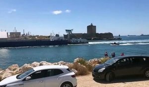 Martigues: un nouveau convoi maritime exceptionnel sur le canal