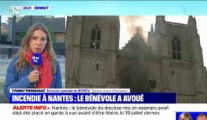 Nantes: le bénévole du diocèse a reconnu avoir allumé les trois incendies dans la cathédrale
