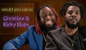 Chronixx and Ricky Blaze debate aliens, riddims, and more in Would You Rather