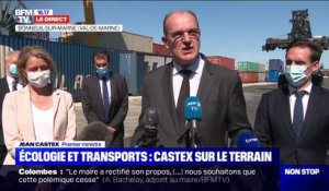 Fret: Jean Castex annonce la création de "trois autoroutes ferroviaires", Bayonne-Cherbourg, Sète-Calais et Perpignan-Rungis