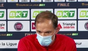 Football - Coupe de la Ligue - Conférence de presse de Thomas Tuchel avant PSG-Lyon