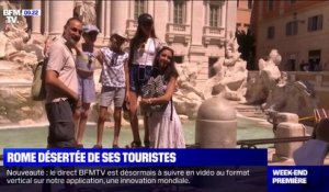 Rome fortement touchée par la baisse du nombre de touristes cet été