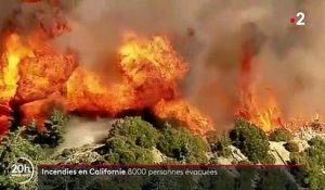 Californie : 8 000 personnes évacuées à la suite d'un incendie