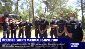 Incendies: dans le sud, les pompiers en alerte maximale