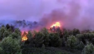 Le feu se dirige vers la Couronne