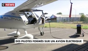 Des pilotes formés sur un avion électrique