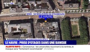 Prise d'otages au Havre: quatre personnes sont retenues par un homme seul et armé dans une banque BRED
