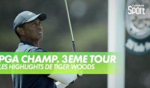 Golf - PGA Championship : Les highlights de Tiger Woods dans le 3ème tour