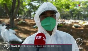Coronavirus : le Brésil passe la barre des 100 000 morts
