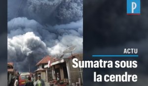 Indonésie : des villages couverts de cendre après l'éruption du Mont Sinabung