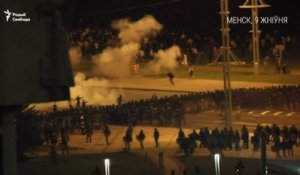 Présidentielle en Biélorussie: des heurts ont éclaté entre manifestants et policiers à Minsk
