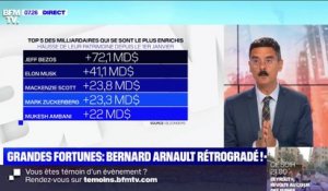 Grandes fortunes: Bernard Arnault rétrogradé à la 5ème place