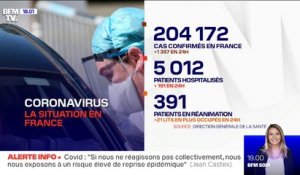 Coronavirus: 1397 nouveaux cas confirmés en 24h en France