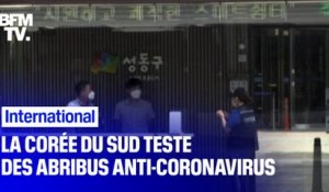 La Corée du Sud teste des abribus anti-coronavirus