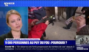 9000 personnes au Puy du Fou: pour Aurore Lalucq, "cette dérogation est un non-sens absolu"