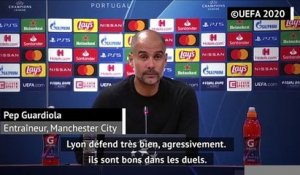 Quarts - Guardiola : "Lyon est un équipe extraordinaire"