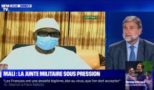 Mali: Emmanuel Macron appelle à ce que le pouvoir soit "rendu aux civils"