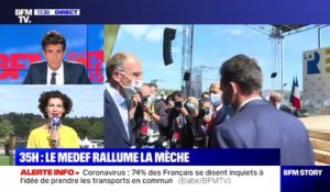 Story 2 : Le Medef rallume la mèche sur les 35 heures - 26/08