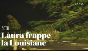 La puissance de l'ouragan Laura qui frappe la Louisiane, en vidéo