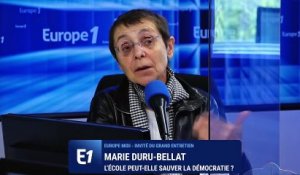 EXTRAIT - Marie Duru-Bellat : "Un jeune qui rate sa scolarité à 15 ans va le porter toute sa vie"