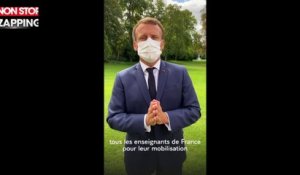 Emmanuel Macron : sa faute de français dans son message aux élèves (vidéo)