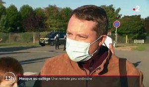 Masque au collège : une rentrée particulière