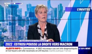 Nadine Morano (LR): "Christian Estrosi n'est pas le porte-parole des Républicains" pour les appeler à voter Macron en 2022