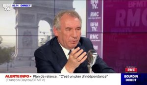 François Bayrou: "Je suis en accord profond avec le président et le gouvernement"