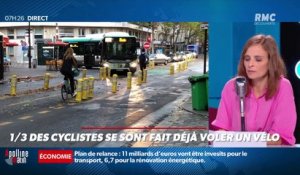 Dupin Quotidien : Un tiers des cyclistes se sont déjà fait voler un vélo - 04/09