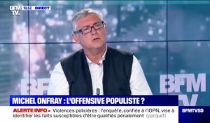Pour Michel Onfray, ce n'est pas parce que "Robert Ménard a été élu avec le soutien de Marine Le Pen, que c'est un personnage détestable"