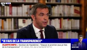 Olivier Véran: "Dans les quinze prochains jours, il y aura une augmentation du nombre de cas graves d'hospitalisation"