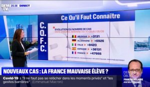 Nouveaux cas de coronavirus: la France mauvaise élève ?