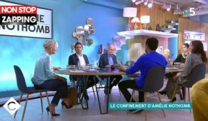 C à Vous : Amélie Nothomb, très émue, à l'évocation de son père décédé pendant le confinement (Vidéo)