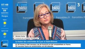 Michèle Cottier, présidente de l'université Jean-Monnet à Saint-Etienne, fait le point sur la rentrée étudiante