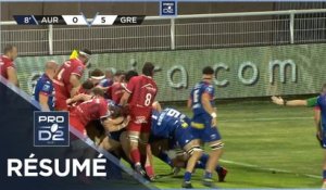 PRO D2 - Résumé Stade Aurillacois-FC Grenoble Rugby: 26-13 - J2 - Saison 2020/2021