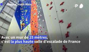 A Mulhouse, ouverture de la plus haute salle d'escalade de France