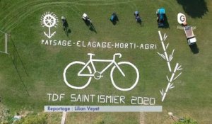 Reportage - Le lycée horticole de Saint Ismier réserve une grande surprise aux coureurs du Tour de France