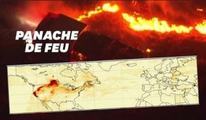 Incendies aux États-Unis: le panache de fumée jusqu'en Europe