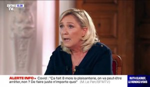 Insécurité: Marine Le Pen répond à Gérald Darmanin et assume de ne pas voter les textes "nuls et inefficaces" du gouvernement