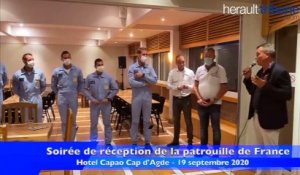 LE CAP D'AGDE - La ville honore les pilotes de la patrouille de France