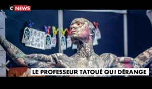 Essonne : Sylvain, alias «Freakyhoody», le professeur tatoué qui dérange